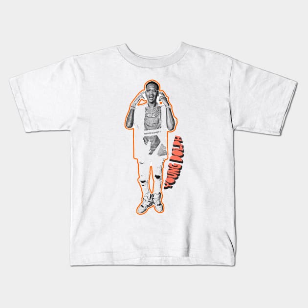 Vintage Young Dolph Kids T-Shirt by MuraiKacerStore